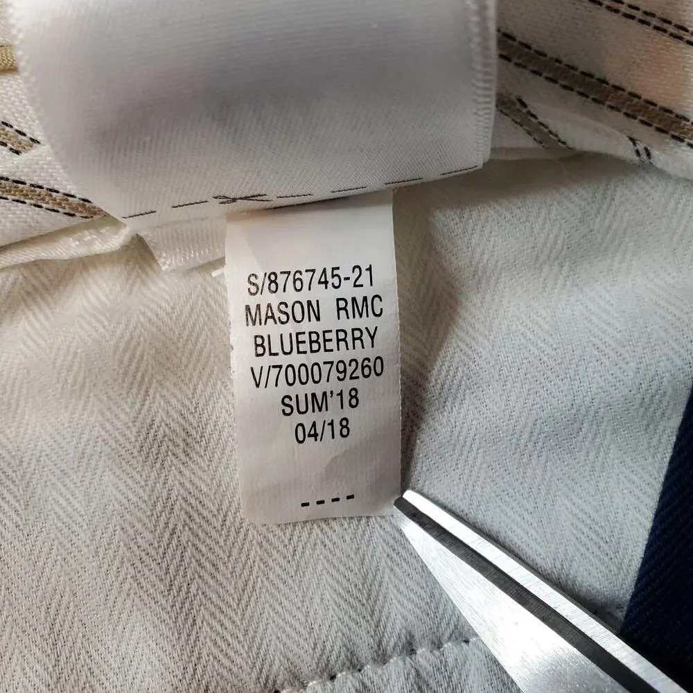 Banana Republic Men's Size 31X32 NWT Mason Rapid Movement Chino Pant Blue 876745